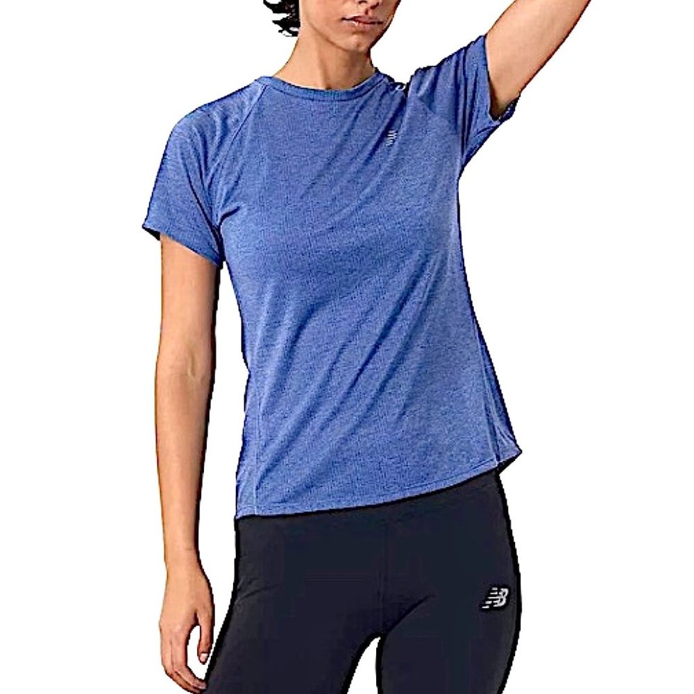 NWT New Balance Impact Run Short Sleeve Shirt Size M